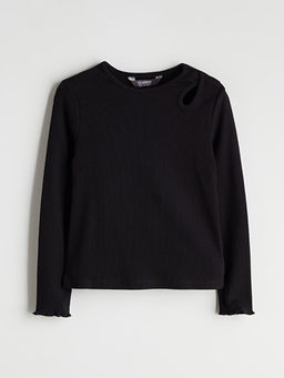 Bisiklet Yaka K?z ?ocuk Ti??rt