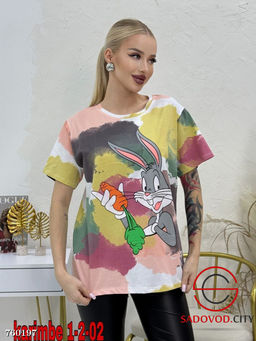 Футболка с принтом женская
