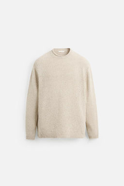 RUSTIC TEXTURED KNIT SWEATER - Zara фото 9
