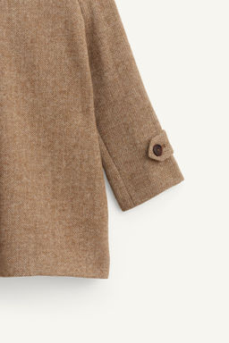 HERRINGBONE WOOL BLEND COAT LIMITED EDITION - Zara фото 9