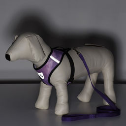 Комплект для собак 3-5 кг, размер S, поводок 120 х 1,5 см, ОШ 24 см, ОГ 34 см - Пижон фото 11