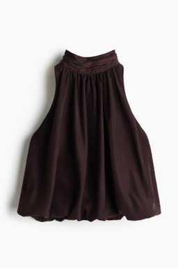 Top globo con escote halter