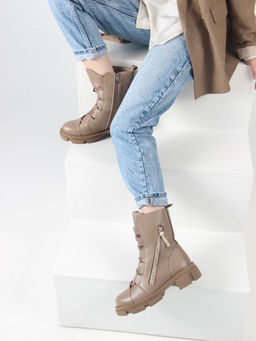 Ботинки 418.21074nut.cocoa flotter/шерсть