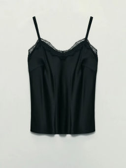 Блузка-топ с кружевом / Zarina