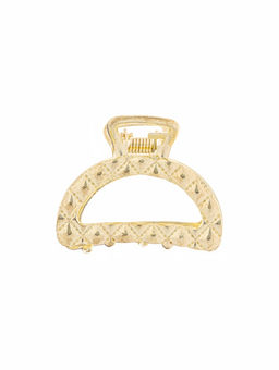 Цена за 6 шт. Крабик для волос «Карэн», дуга, 4 см, золото