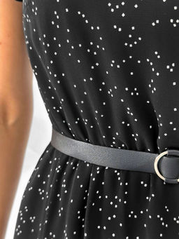 Платье Джина (черный горох) - Nadi bordo фото 6