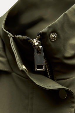 LONG TECHNICAL FABRIC JACKET - Zara фото 9