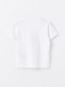 Bisiklet Yaka K?sa Kollu Bask?l? Erkek Bebek Ti??rt - Waikiki фото 3