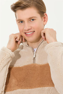 U. S. Polo Assn Мужская комфортная толстовка с воротником-стойкой и камнем - U.s. polo assn фото 9