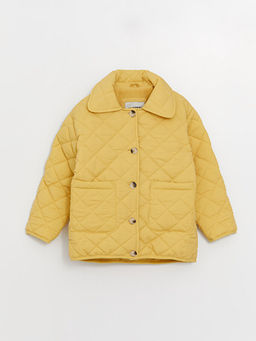 G?mlek Yaka Kapitone K?z ?ocuk Mont