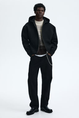Chaqueta sudadera efecto neopreno Loose Fit - H&m фото 5