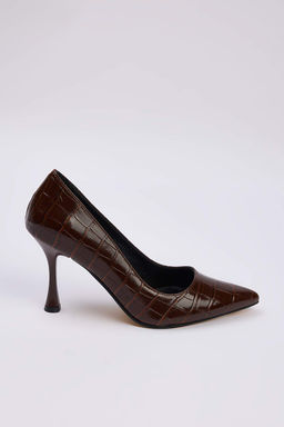 Siyah Kroko Desenli Sivri Burun Kad?n Klasik Ince Topuklu Stiletto Ayakkab?
TAKAW26TO00001 - Trendyolmilla фото 10