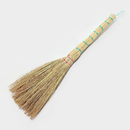 Веник 3-х лучевой «Сорго», малый, с петлей, 220 г, 60 см, нить