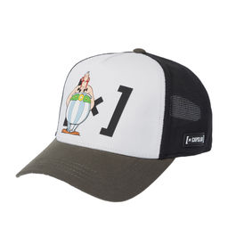 Бейсболка CAPSLAB арт. CL/AST2/1/PCT/OBE Dargaud Obelix (белый / оливковый)