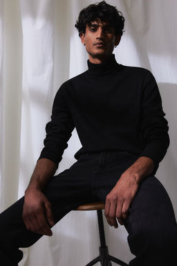 Camiseta de cuello alto Regular Fit