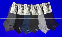 Цена за 12 пар. Береза носки мужские укороченные арт. D 09 ассорти 41-47 (фактически 40-43)  фото 5