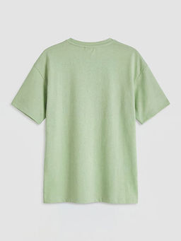 Bisiklet Yaka K?z ?ocuk Ti??rt