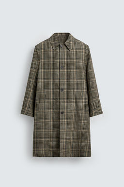 LIMITED EDITION WOOL - LINEN COAT - Zara фото 8