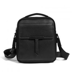 Сумка мужска, кожа, MIRONPAN 86042 Черный