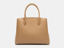 Бежевая кожаная женская сумка из натуральной кожи WK0010 Beige - Alexander ts фото 4