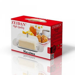 Zeidan Масленка из нержавеющей стали, крышка акриловая, прозрачная, подарочная упаковка (Китай) - Домашняя мода фото 2