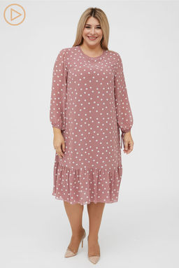 Платье Luxury Moda 1289 пудровый