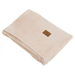 Плед/покрывало 150х200см Кремовый мусс, велсофт AirSoft набивной, полиэстер 100%, плотность 190г/м2, упаковка: 16х33см пояс бумажный, Домашняя мода (Россия)  фото 2