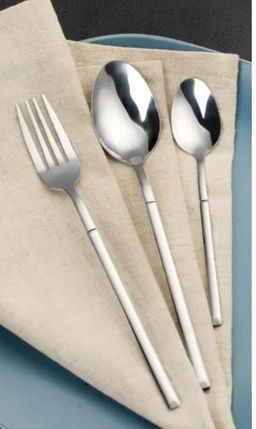 Набор чайных ложек на 6 персон, нержавеющая сталь, хром