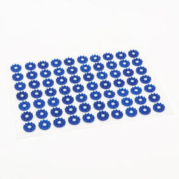 Цена за 2 шт. Аппликатор «Кузнецова», 70 колючек, спанбонд, 23×32 см, синий.