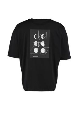 TRENDYOL MAN Siyah Oversize/Genis Kesim K?sa Kol Uzay Bask?l? %100 Pamuklu T-Shirt TMNSS21TS0617 - Trendyolmilla фото 6