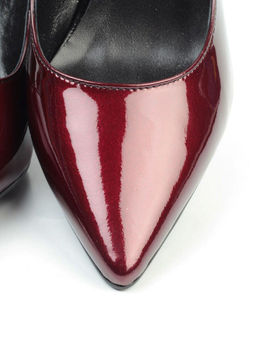 06-DBH20-4 RED/BLACK Туфли женские (натуральная кожа)