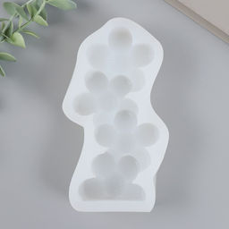 Молд силикононовый «Столбик из цветов» 3,1 х 6 х 13см