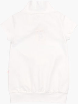 Футболка для девочки модная стильная праздник подарок UD 0667 белый - Mini maxi фото 10
