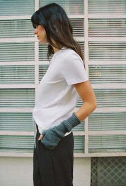 SHORT SLEEVE INTERLOCK T-SHIRT - Zara фото 77