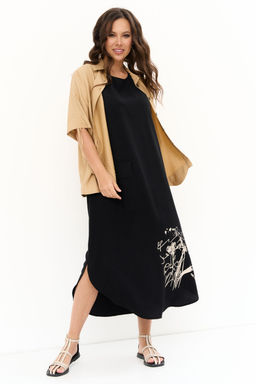 Костюм Magia mody 2263 песочный+ черный