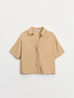 Блуза из вискозы с коротким рукавом ZR2605012011-63 / Zarina