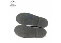 Монголки детские коричневые, войлочная подошва