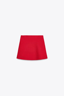 PLAIN KNIT MINI SKIRT - Zara фото 3