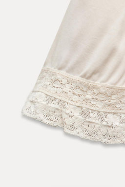 RUFFLED LACE CAPE - Zara фото 8