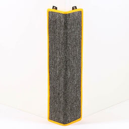 Когтеточка угловая, 55×11 см, с пропиткой, ковролин, цвет МИКС