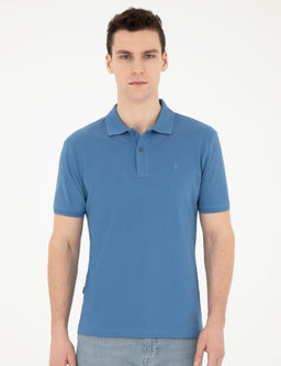 Koyu Mavi Slim Fit Basic Ti__rt - Pierre cardin фото 10