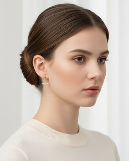 Серьги из стали