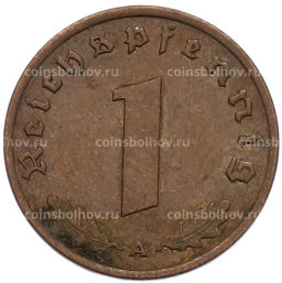 Монета 1 рейхспфенниг 1939 года A Германия