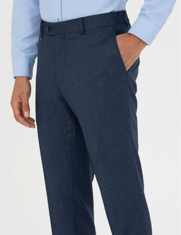 Lacivert Slim Fit Kuma_ Pantolon