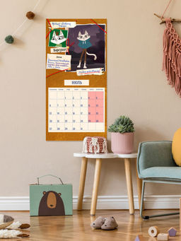 Детский календарь настенный на 2026 год. Барсукот. Очень зверский детектив (290х290 мм)