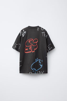 GRAFFITI PRINT T-SHIRT - Zara фото 2