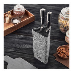 Подставка для ножей Walmer Uno, 10x10x23 см, цвет серый  фото 3