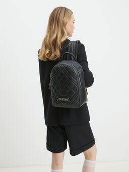 Женский рюкзак LOVE MOSCHINO QUILTED BAG Артикул 4377229, черный  фото 2