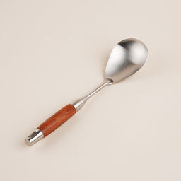 Ложка гарнирная SL Home «Рустик», 33×8 см, нержавеющая сталь, серебристая