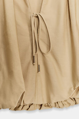 POPLIN BALLOON TOP - Zara фото 18